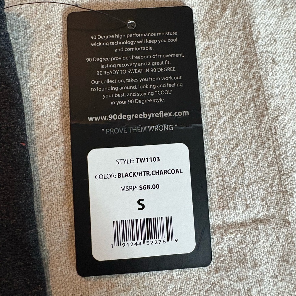 90 Degree By Reflex Racerback Tank Top - NWT Women’s Small - Picture 5 of 5